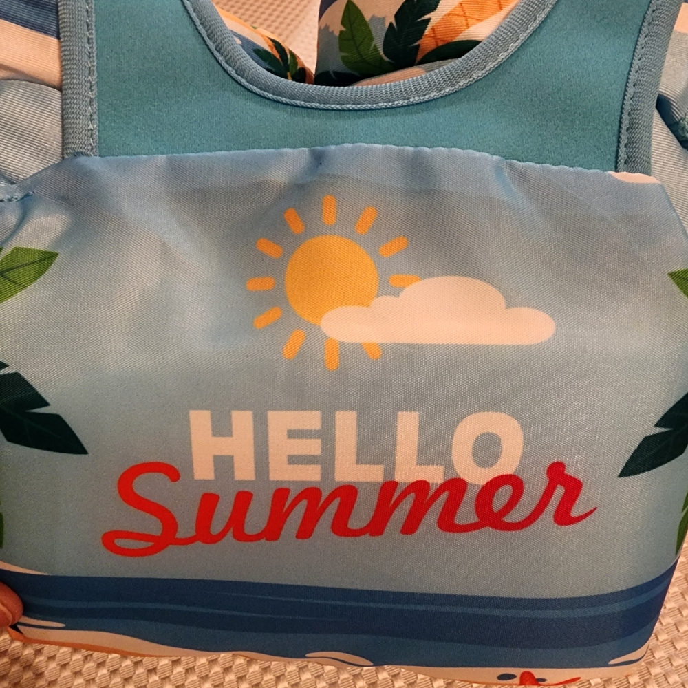 Kids Splash Light Blue Life Jacket Swim Float
